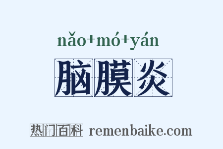 脑膜炎是什么意思的图片